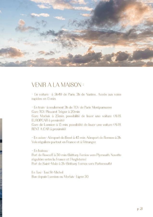 MAISON STERNA : maison familiale en bord de mer Kerouguel Eksteriør bilde