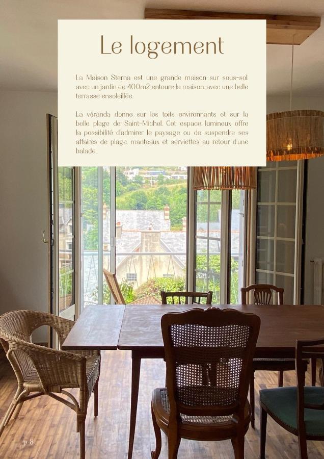 MAISON STERNA : maison familiale en bord de mer Kerouguel Eksteriør bilde